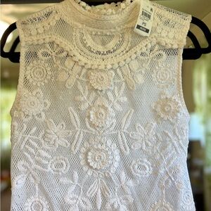 Elegant Cream Lace Blouse